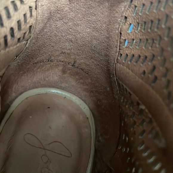 Joie Laser Cut Suede and snake skin Trimmed booties. - Picture 7 of 16